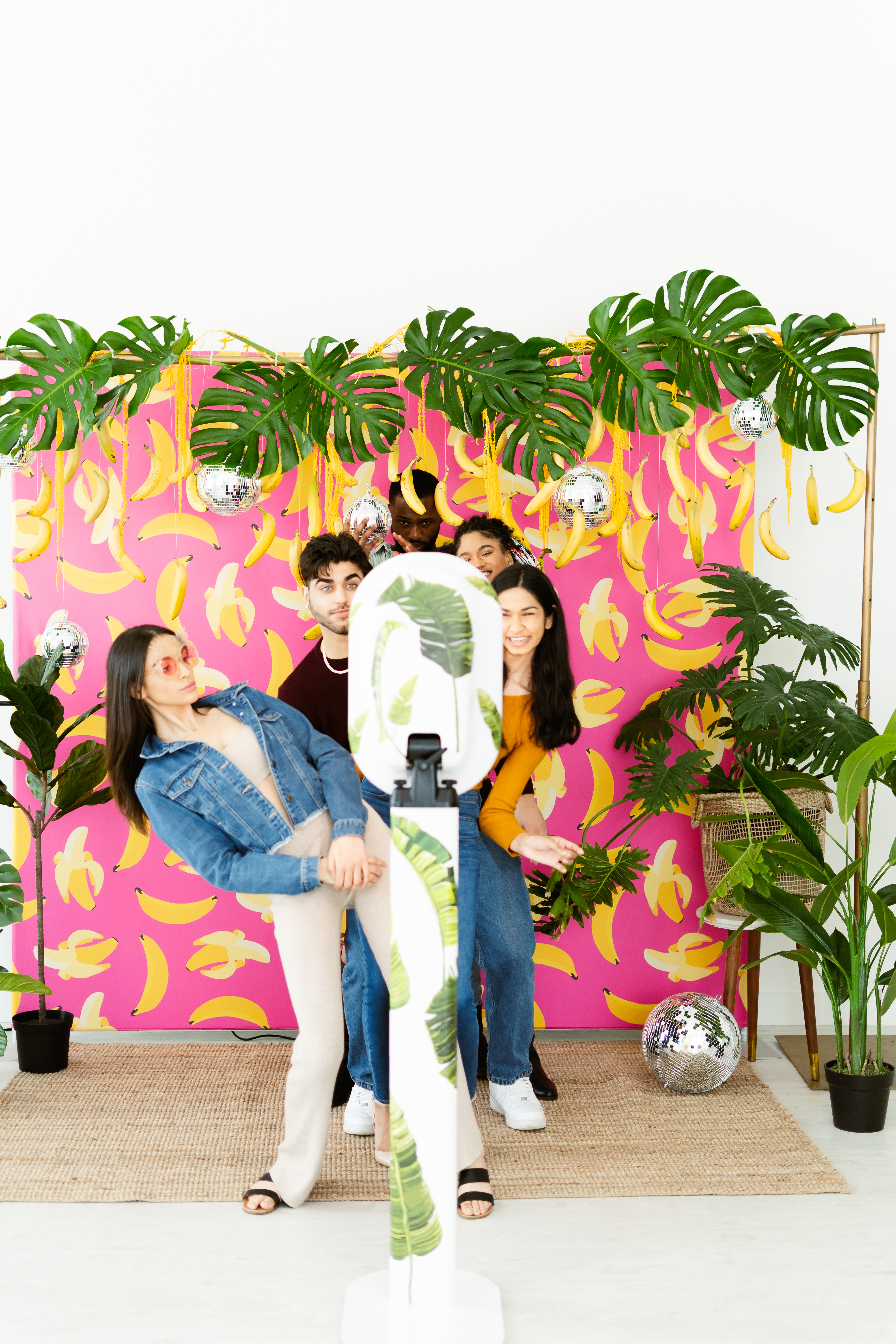 Event celebration with photobooth moments